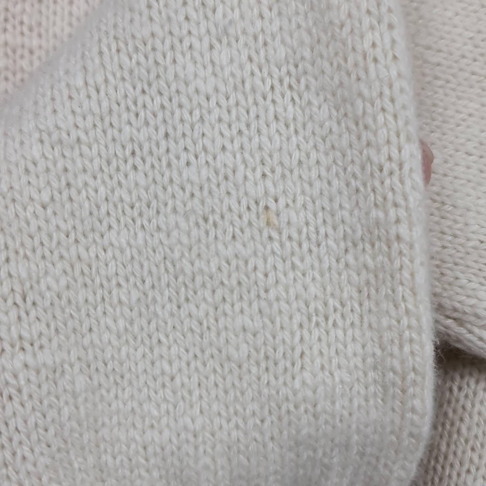 Chanel Ivory Wool Camellia Buttons Sweater  For Sale 1