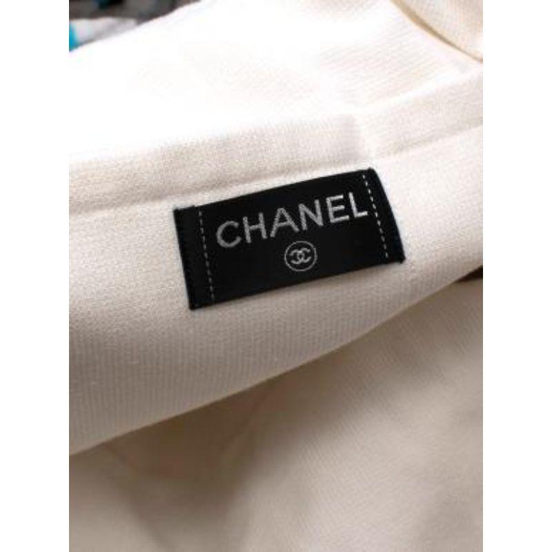 Chanel Ivory XL Terry Beach Tote For Sale 3
