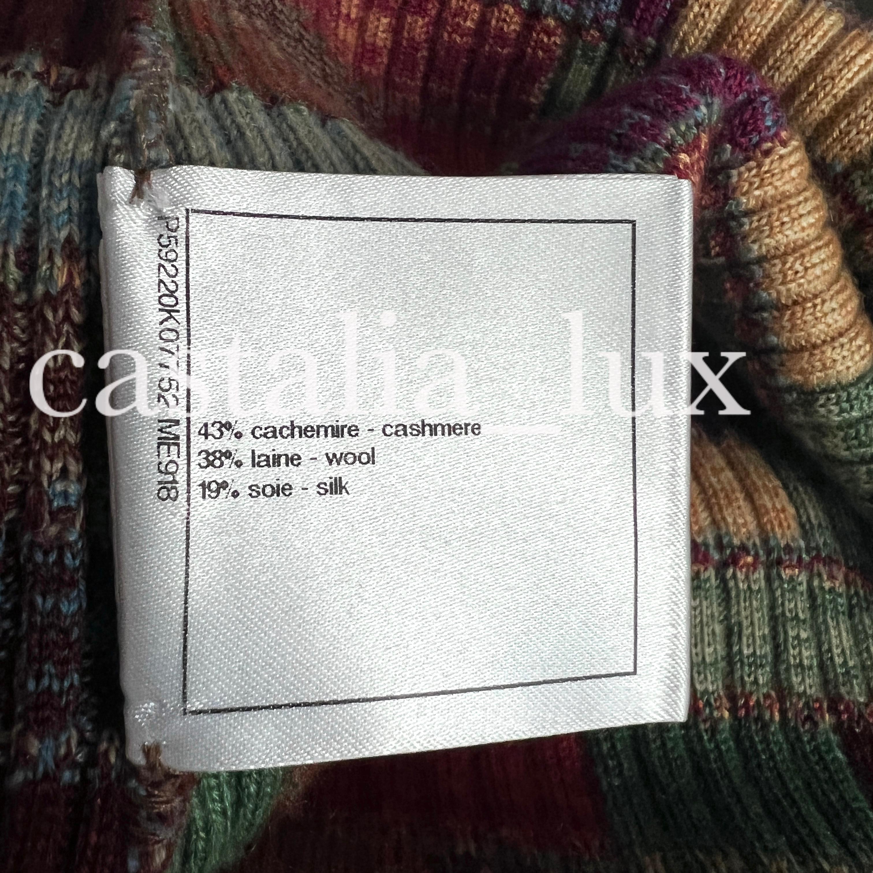 Chanel J Lo Style Paris / Hamburg Runway Cashmere Dress 6