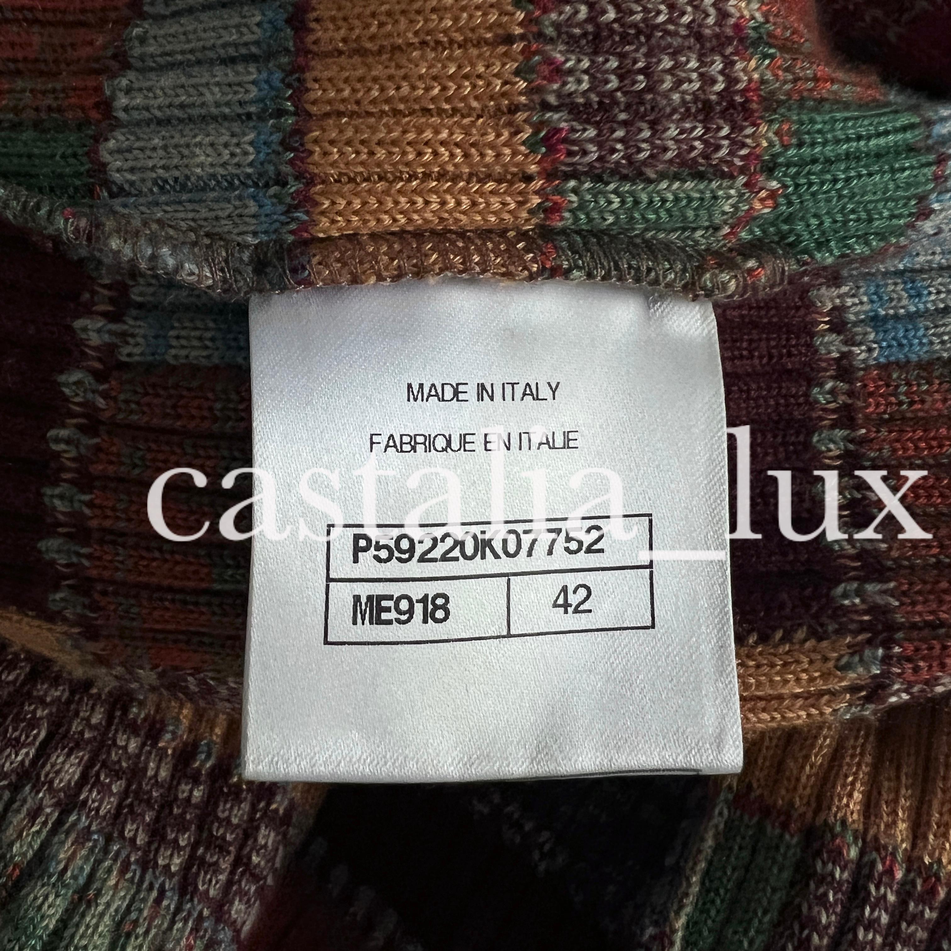 Chanel J Lo Style Paris / Hamburg Runway Cashmere Dress 7