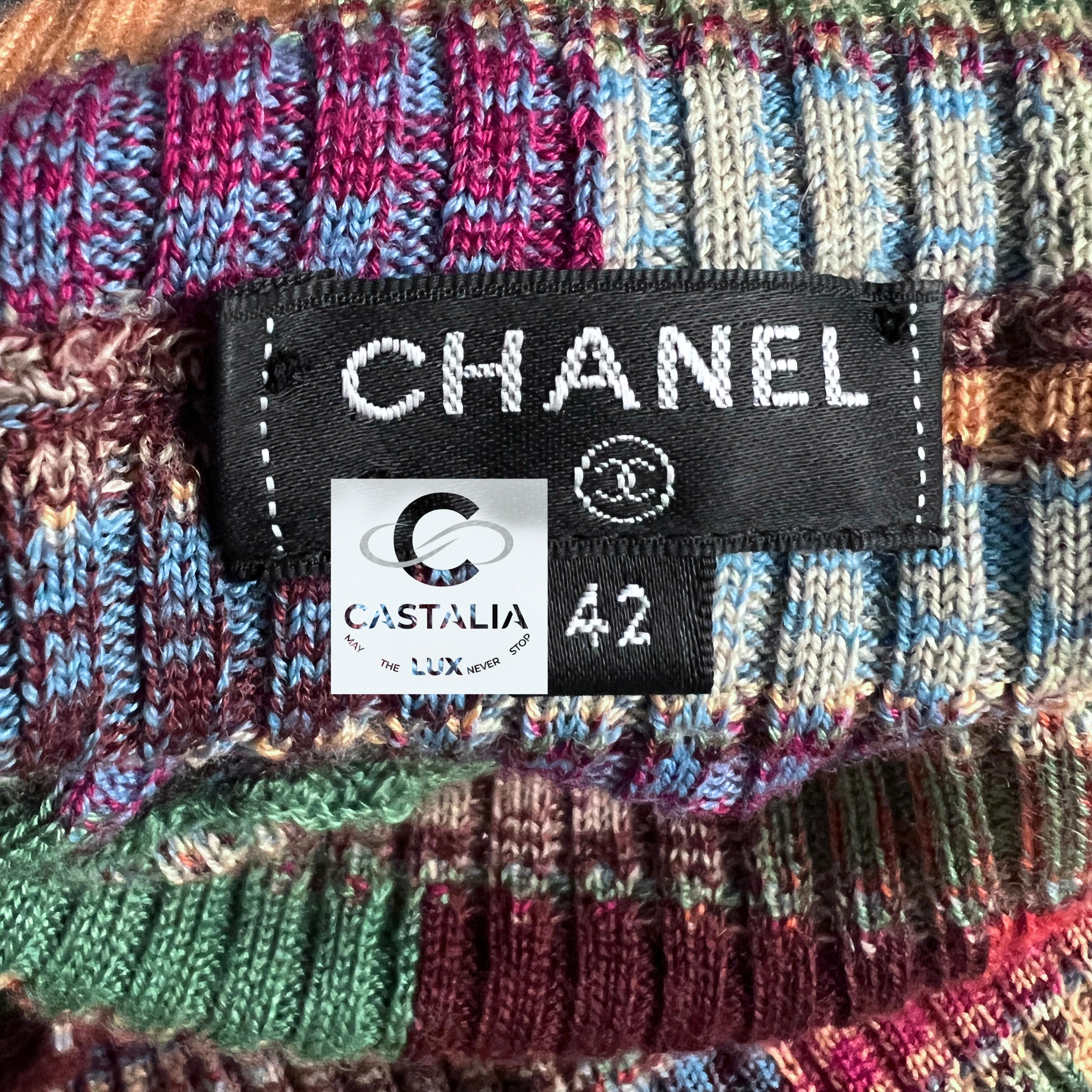 Chanel J Lo Style Paris / Hamburg Runway Cashmere Dress 7