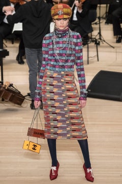 Chanel J Lo Style Paris / Hamburg Runway Cashmere Dress