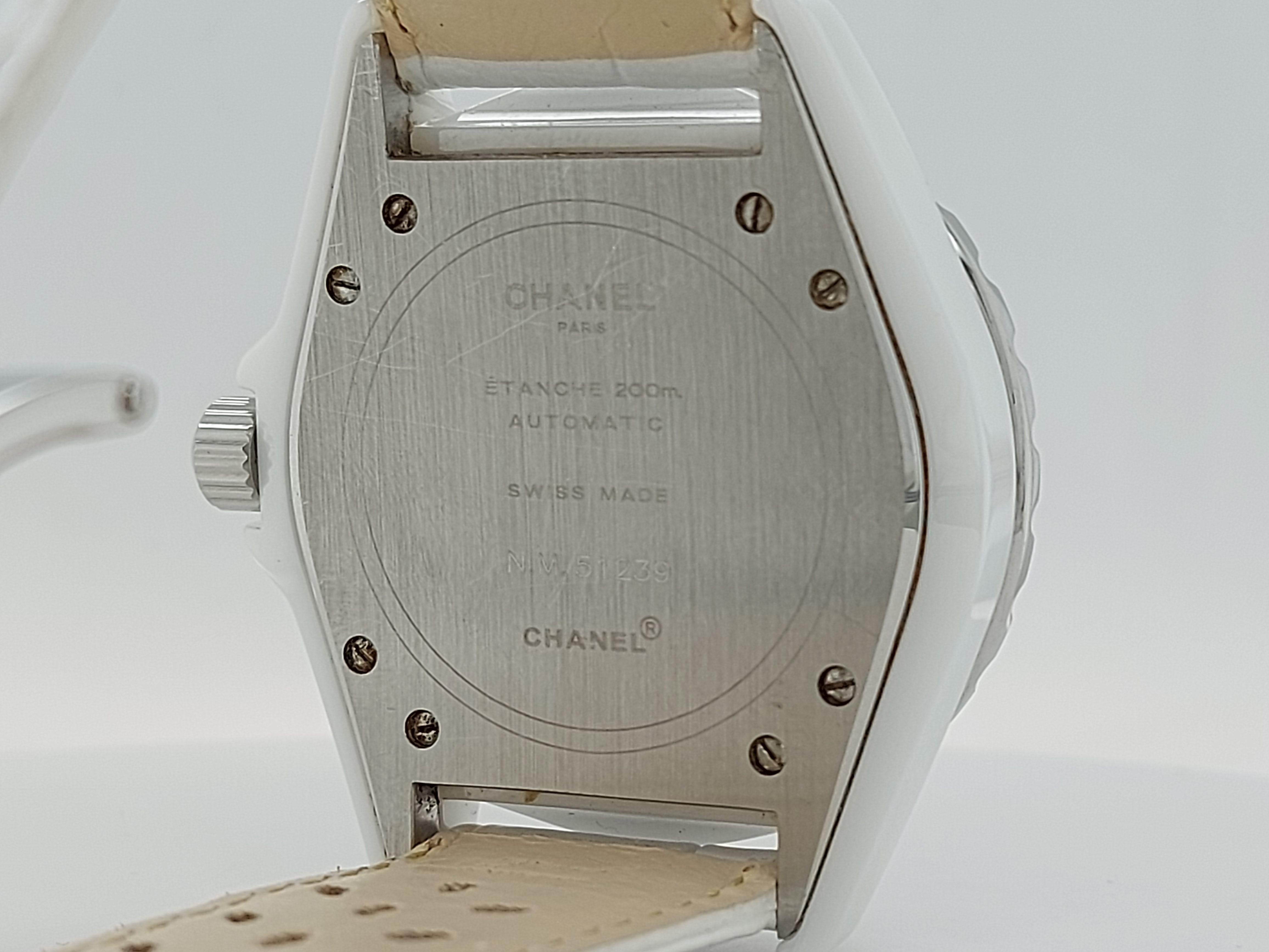 Chanel J12, Automatic, Ceramic Case, with Pink Sapphires 3