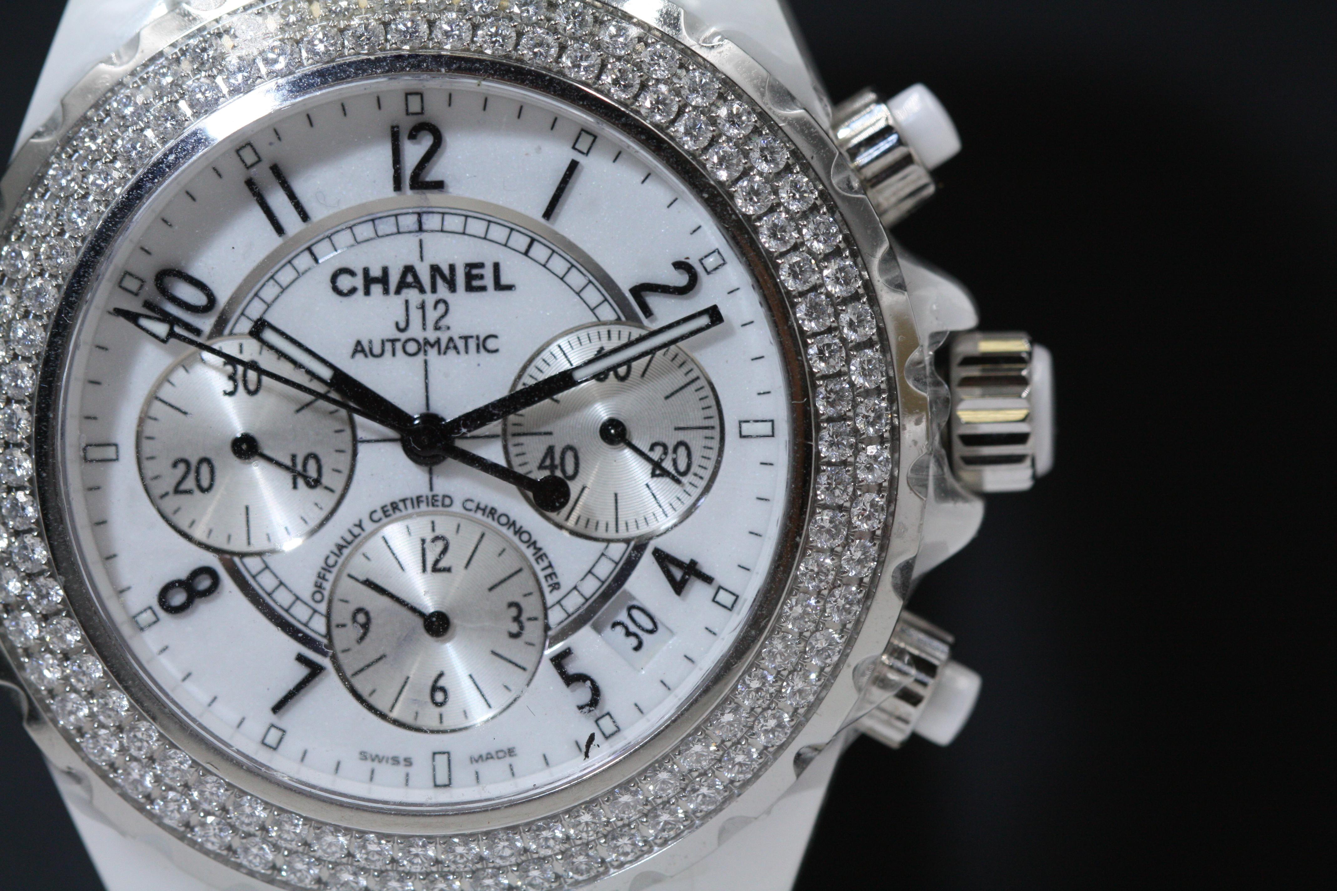 chanel chronograph watch