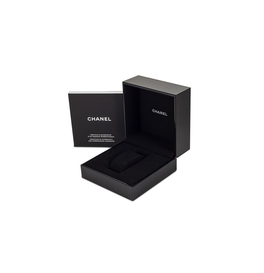 Chanel J12 Automatik-Diamant-Damenuhr mit schwarzem Zifferblatt H5702 im Angebot 2