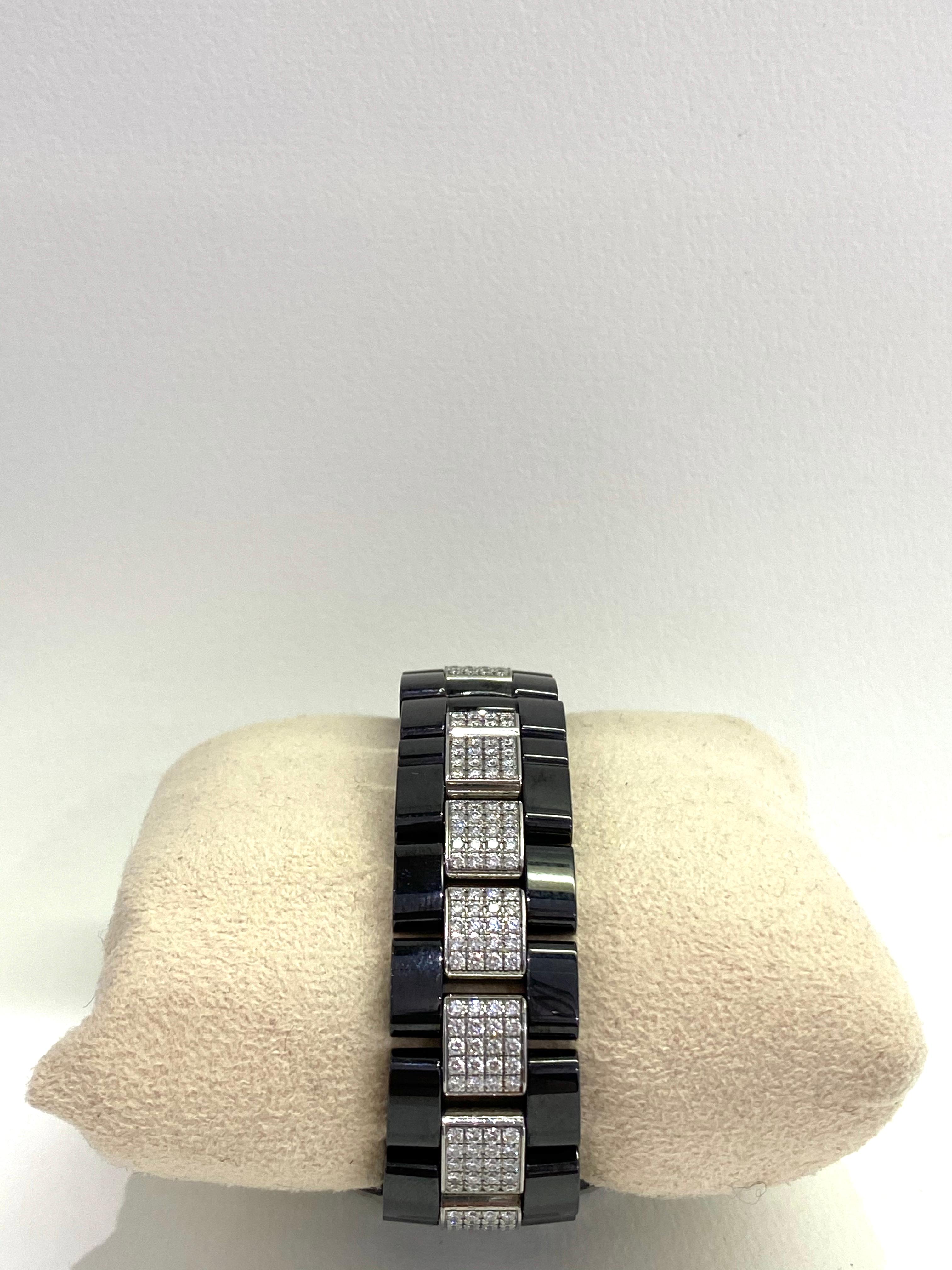 Chanel J12 Black Ceramic Automatic Full Factory Diamond Watch 1