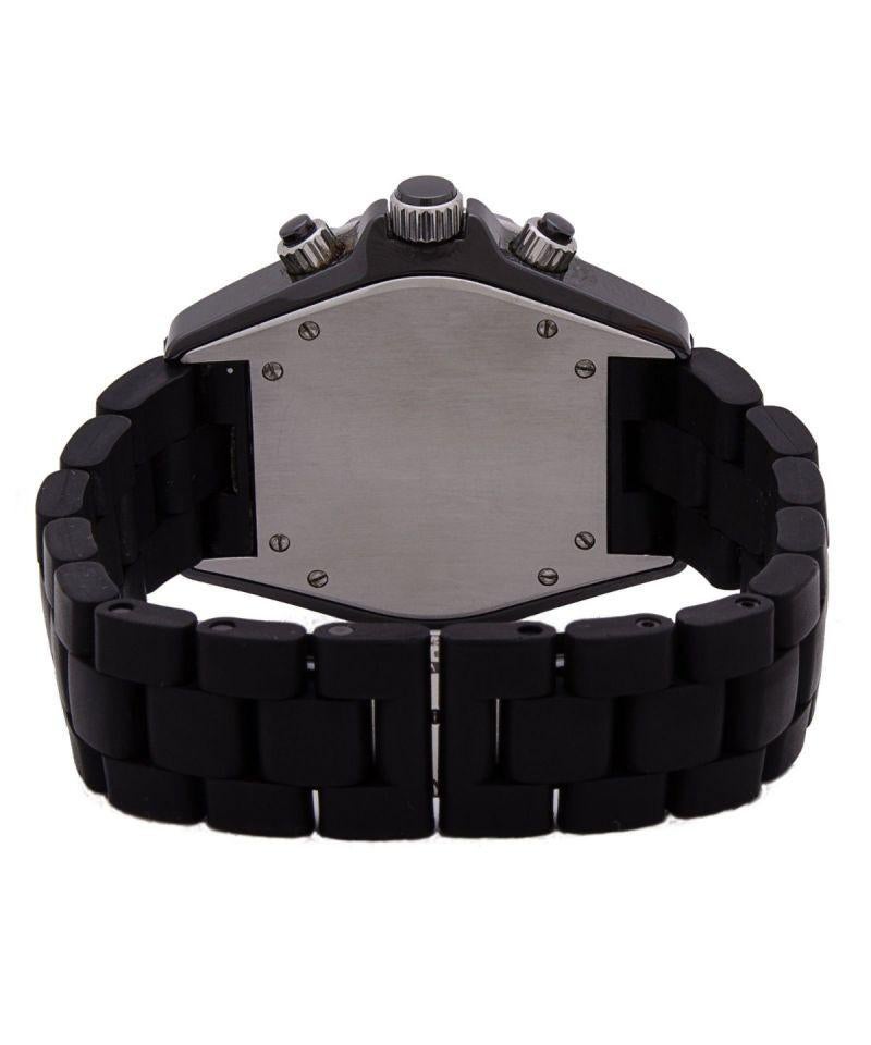 Chanel J12 Black Ceramic Chronograph Black Dial Automatic Womens Watch 41mm
