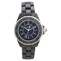 Chanel J12 Schwarze Keramik-Armbanduhr. Ref H0682, Quarzbewegung. Jahr 2008.