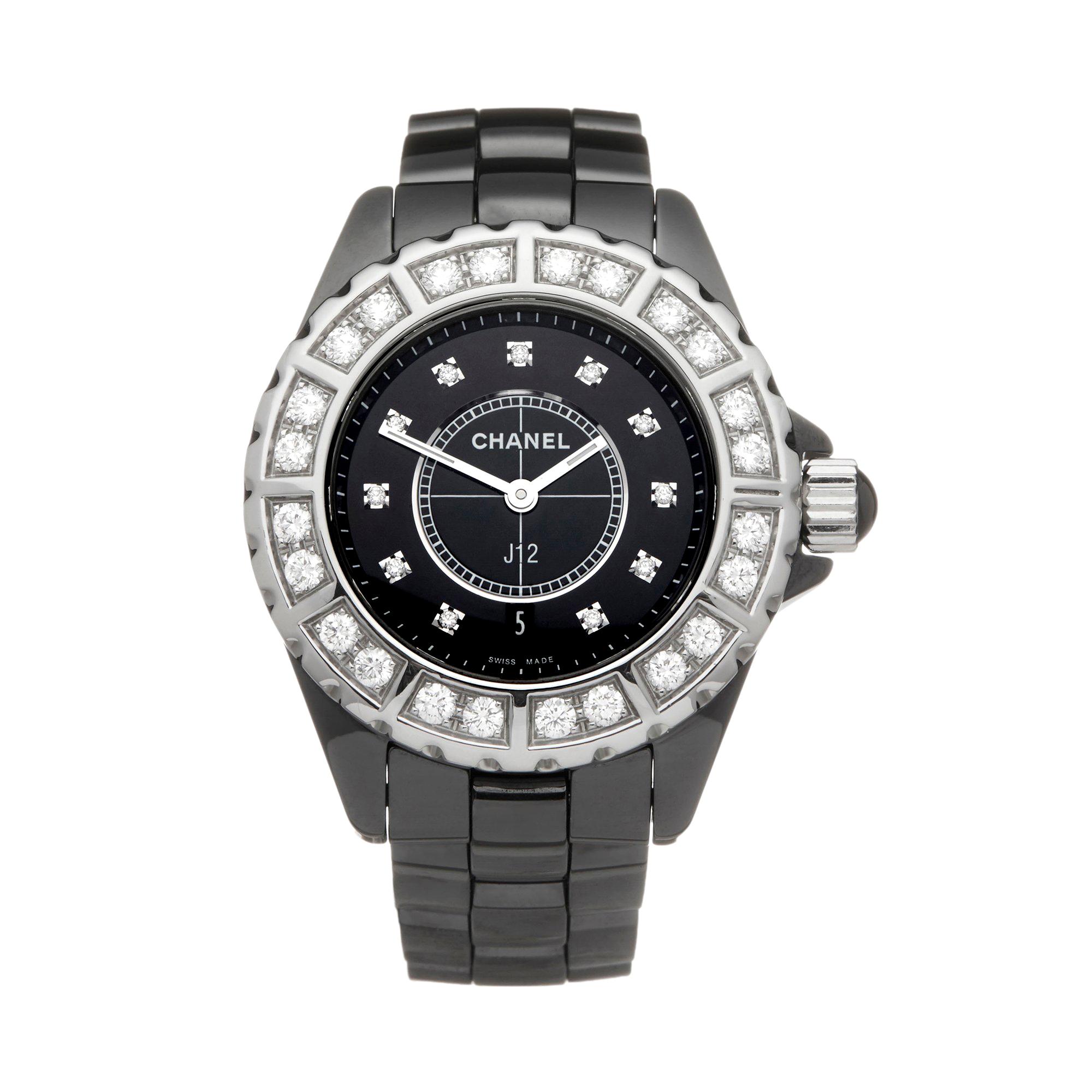 Chanel J12 Ceramic Diamond H2427 Wristwatch