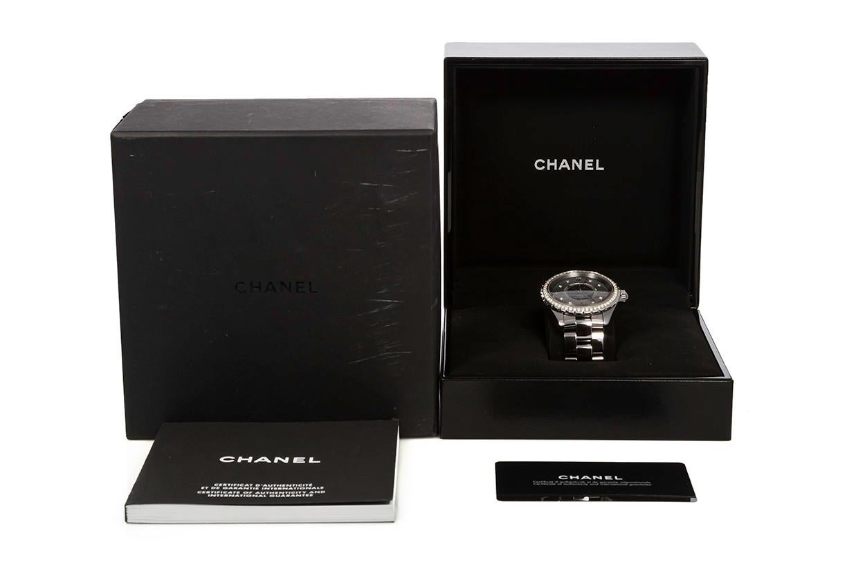 Chanel J12 Chromatic Ceramic Automatic Watch Factory Diamonds H2566 2