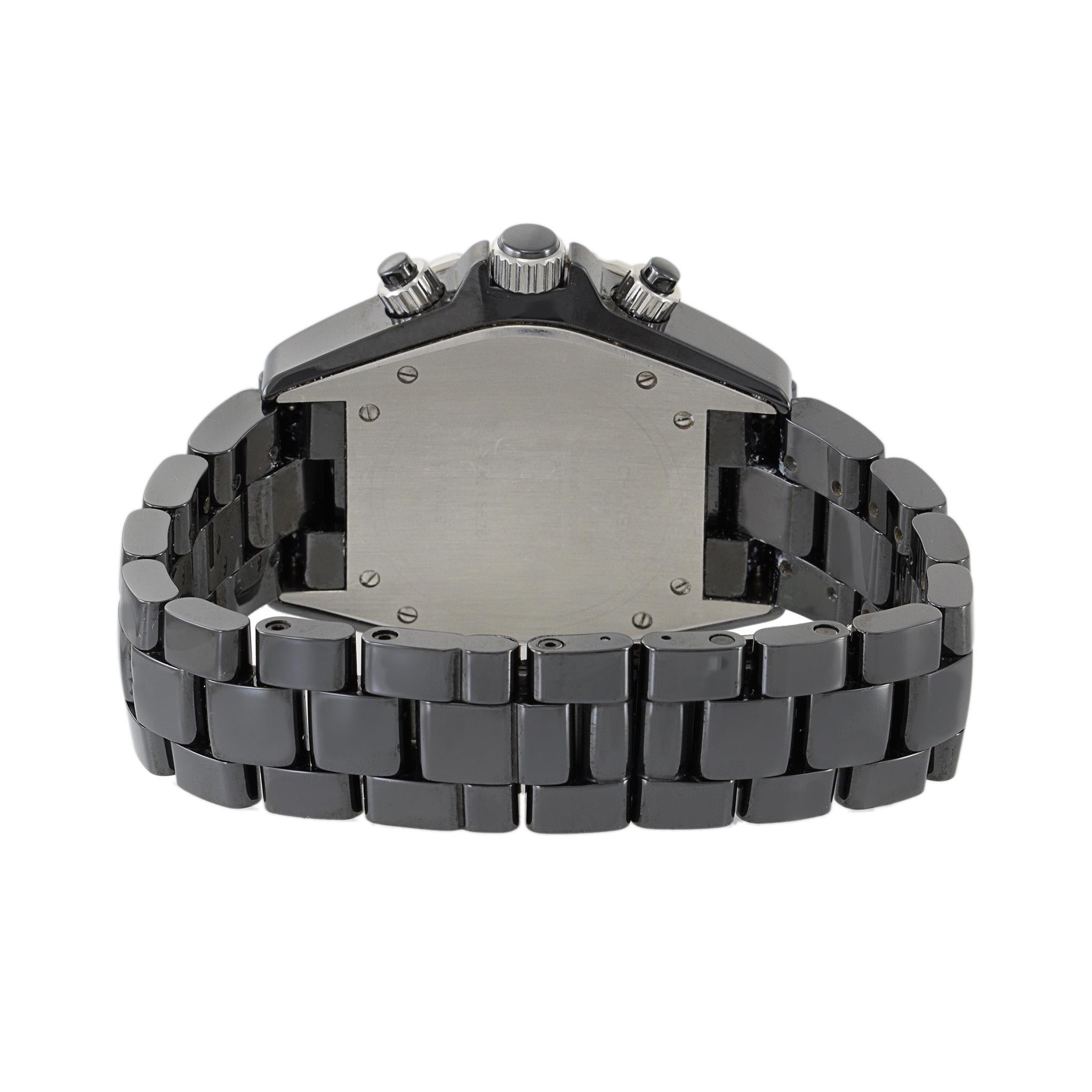 Chanel J12 Chronograph Automatic Ceramic and Diamonds 1