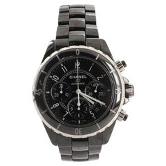 Chanel J12 Chronograph Automatic Watch Ceramic and Steel 41