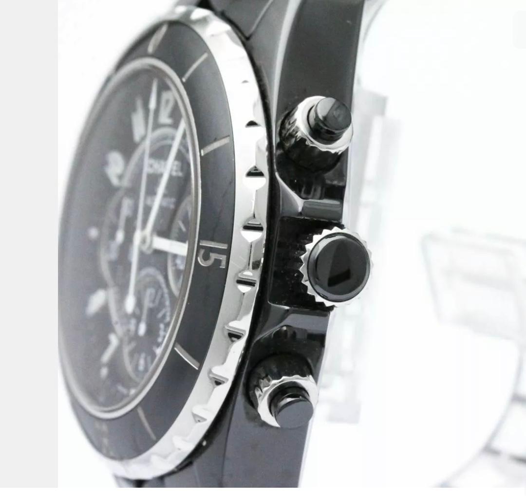 Chanel J12 Chronograph Chronometer Automatic Steel / Black Ceramic Face 1