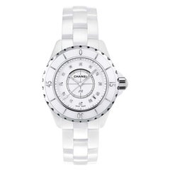 Used Chanel J12 Diamonds Ladies Watch H1628