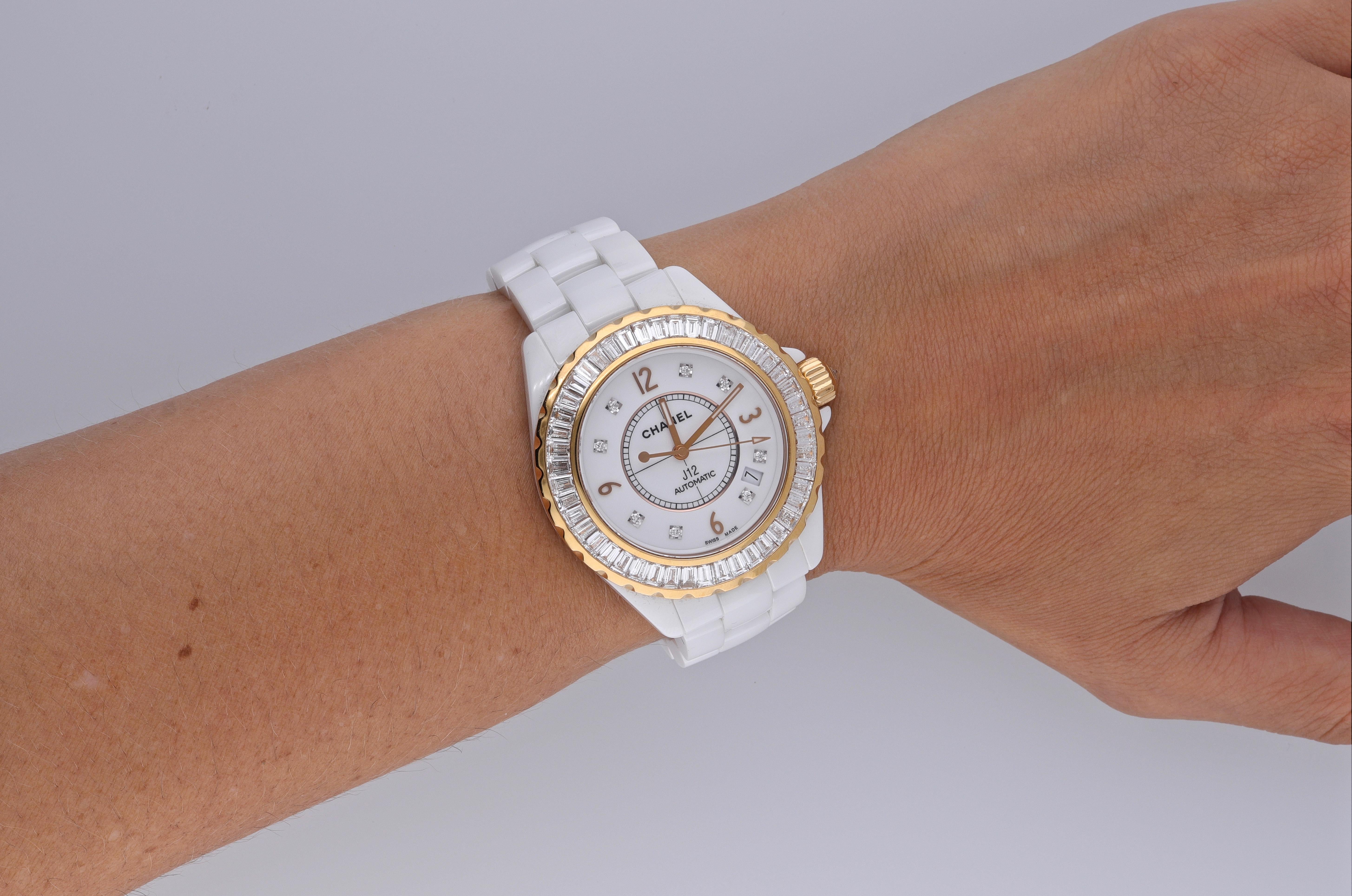 chanel j12 rose gold