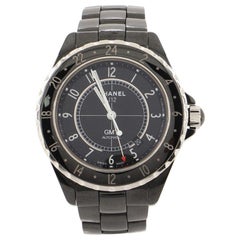 Chanel J12 GMT Automatic Watch Ceramic and Stainless Steel 42