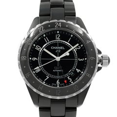 Chanel J12 GMT Black Arabic Dial Ceramic Automatic Unisex Watch H2012