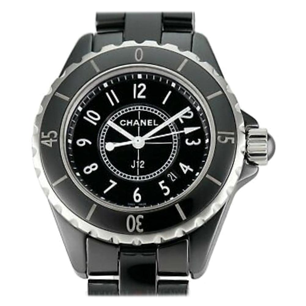 Chanel J12 H0682, Black Dial, Certified and Warranty