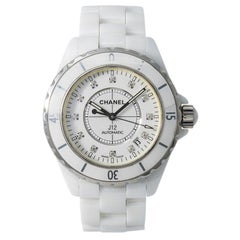 Chanel J12 H1629, White Dial, Certified and Warranty