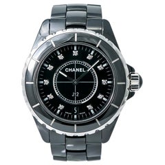 Chanel J12 H2124, Black Dial, Certified and Warranty