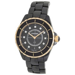 Chanel J12 H2544, Black Dial, Certified and Warranty