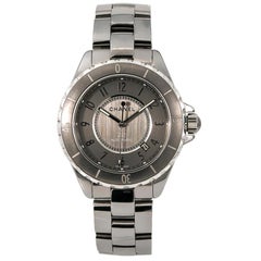 Used Chanel J12 H2979, Grey Dial, Certified and Warranty