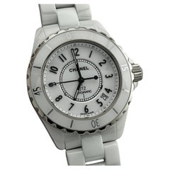 Chanel J12 H5700 Weiß Keramik Edelstahl Automatik 38mm