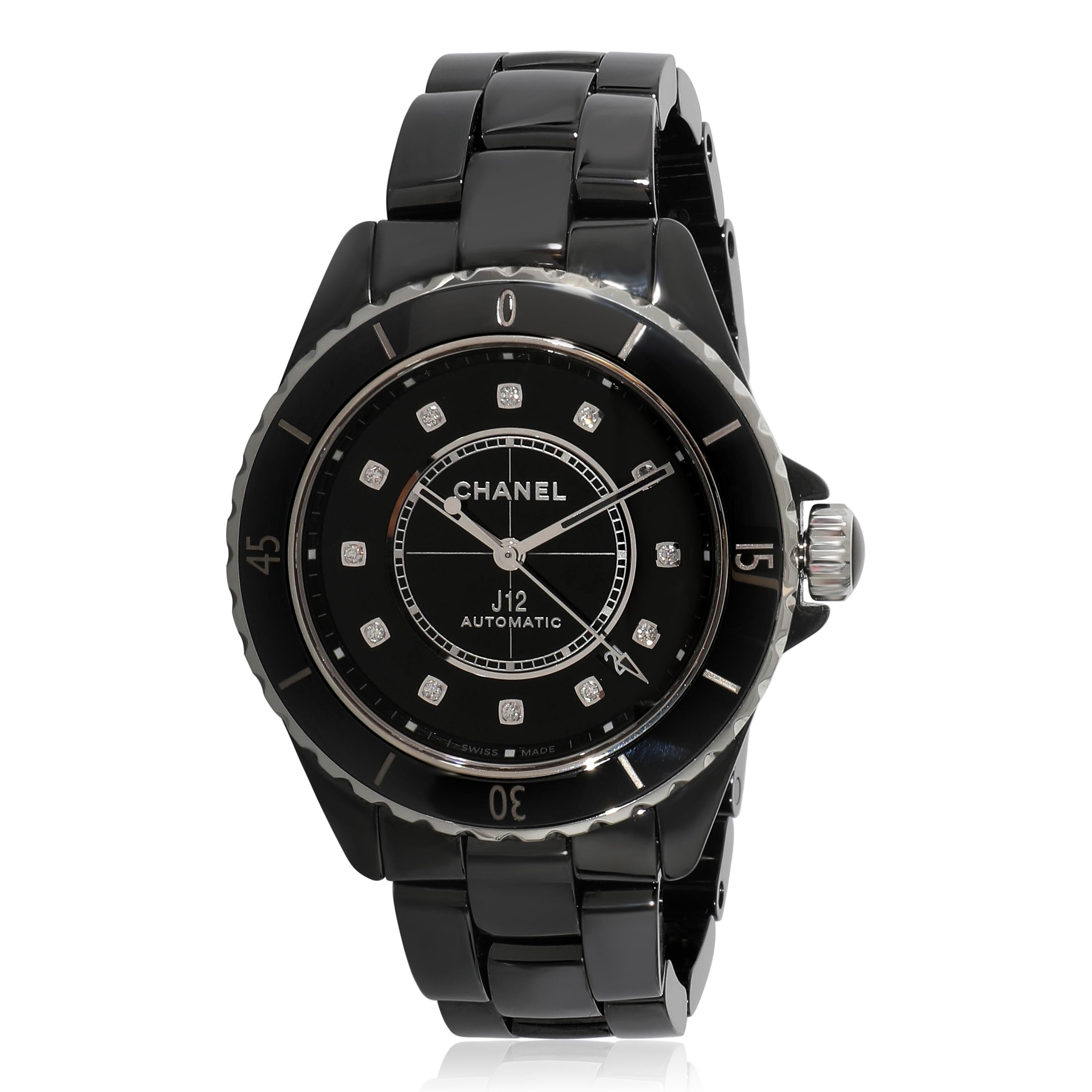 Chanel J12 H5702 Unisex Watch in  Ceramic

SKU: 132269

PRIMARY DETAILS
Brand: Chanel
Model: J12
Country of Origin: Switzerland
Movement Type: Mechanical: Automatic/Kinetic
Year Manufactured: 2020
Year of Manufacture: 2020-2029
Condition: Comes with