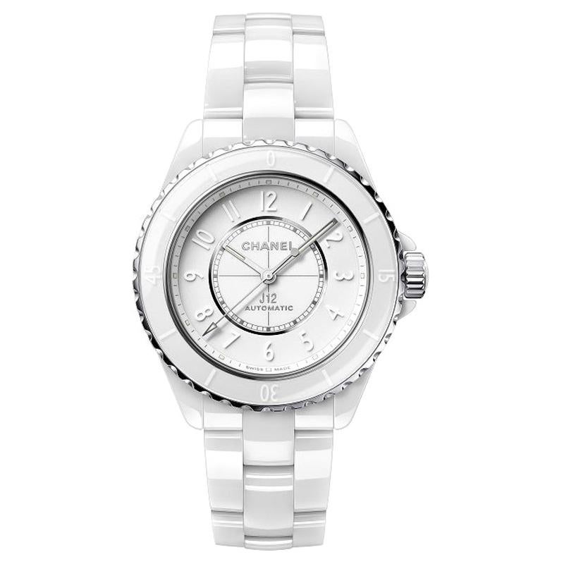 Chanel J12 Phantom White Automatic Ladies Watch H6186
