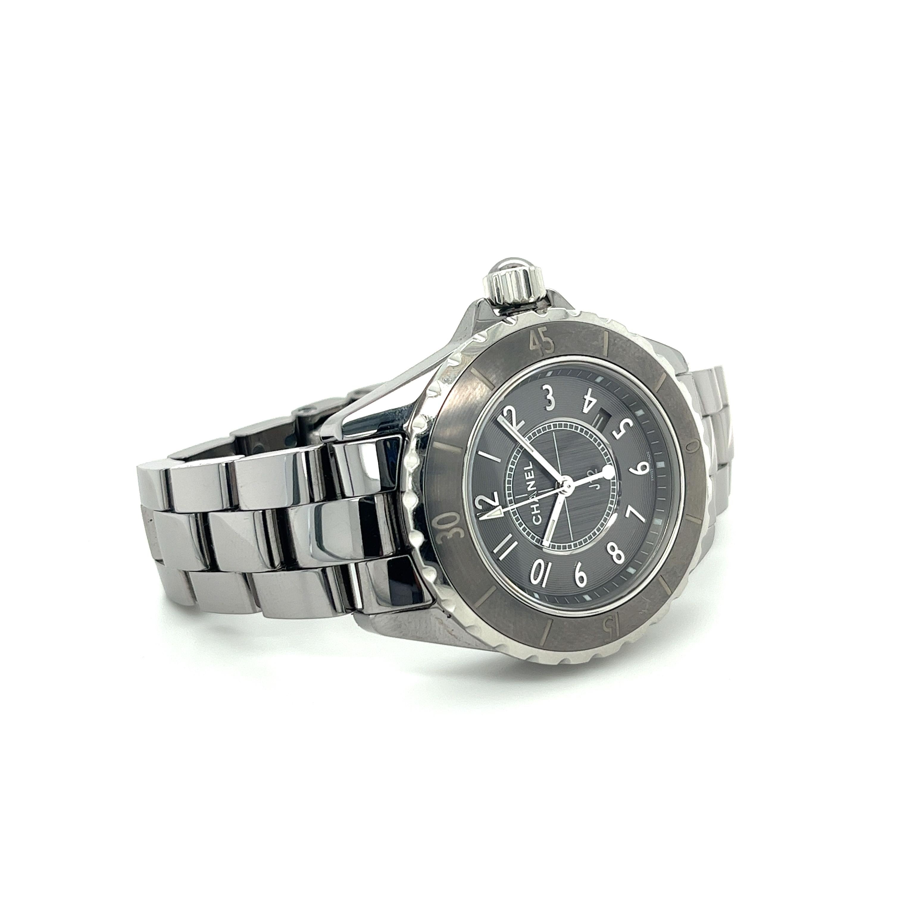 chanel silver watch