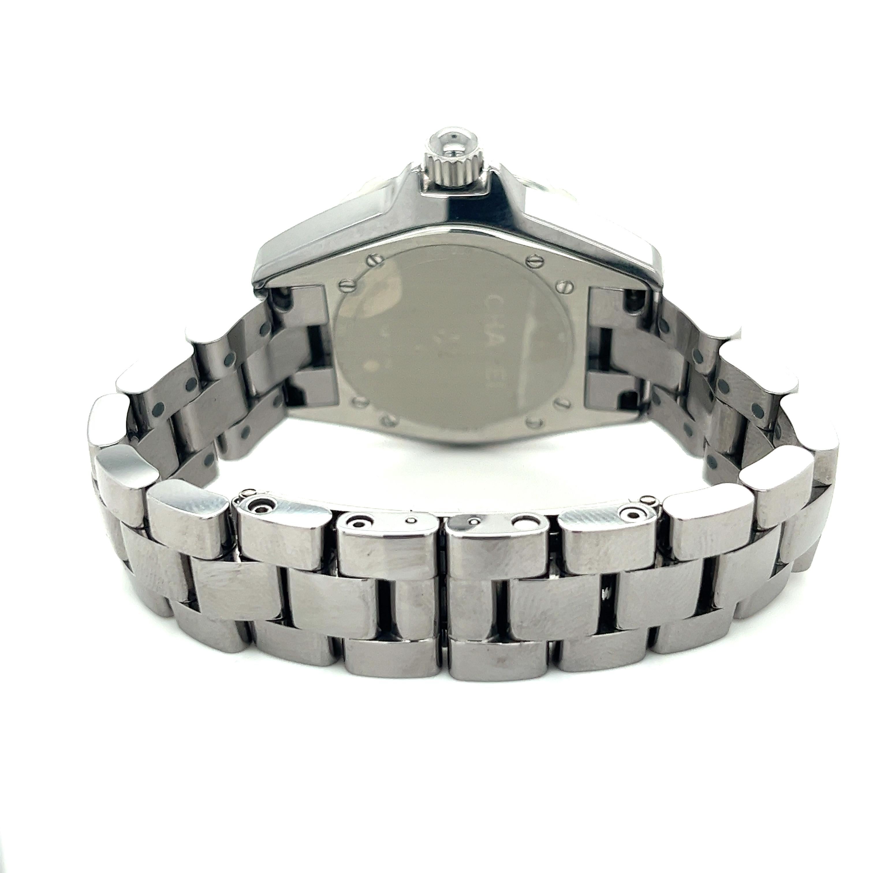 chanel titanium watch