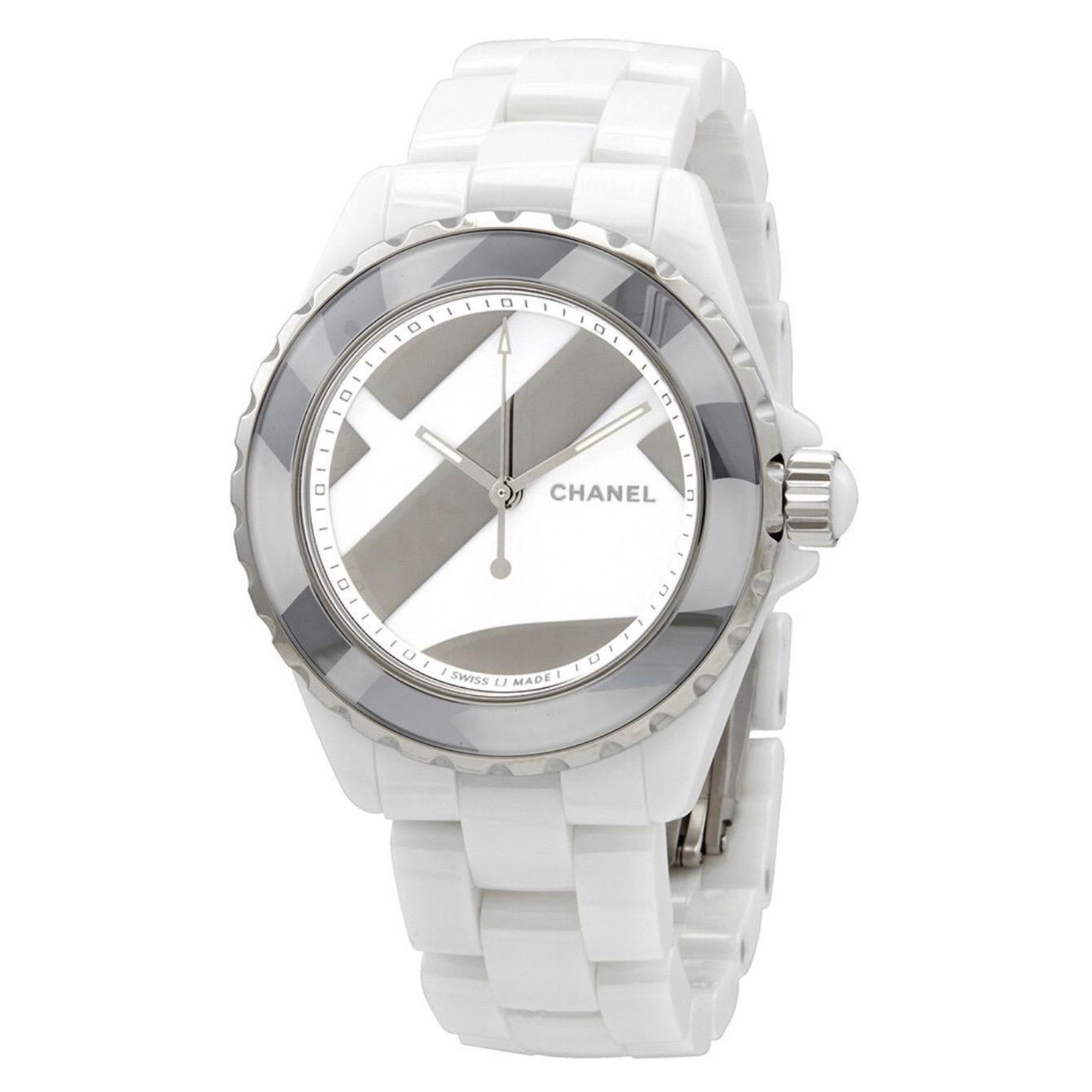 Chanel J12 Untitled Limited Edition White Automatic 38mm Wrist Watch en vente
