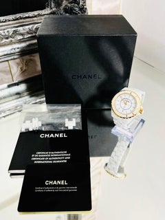 Chanel J12 Watch 18k Rose Gold, Diamond & Ceramic