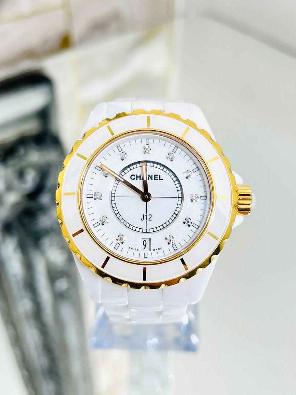 chanel j12 rose gold