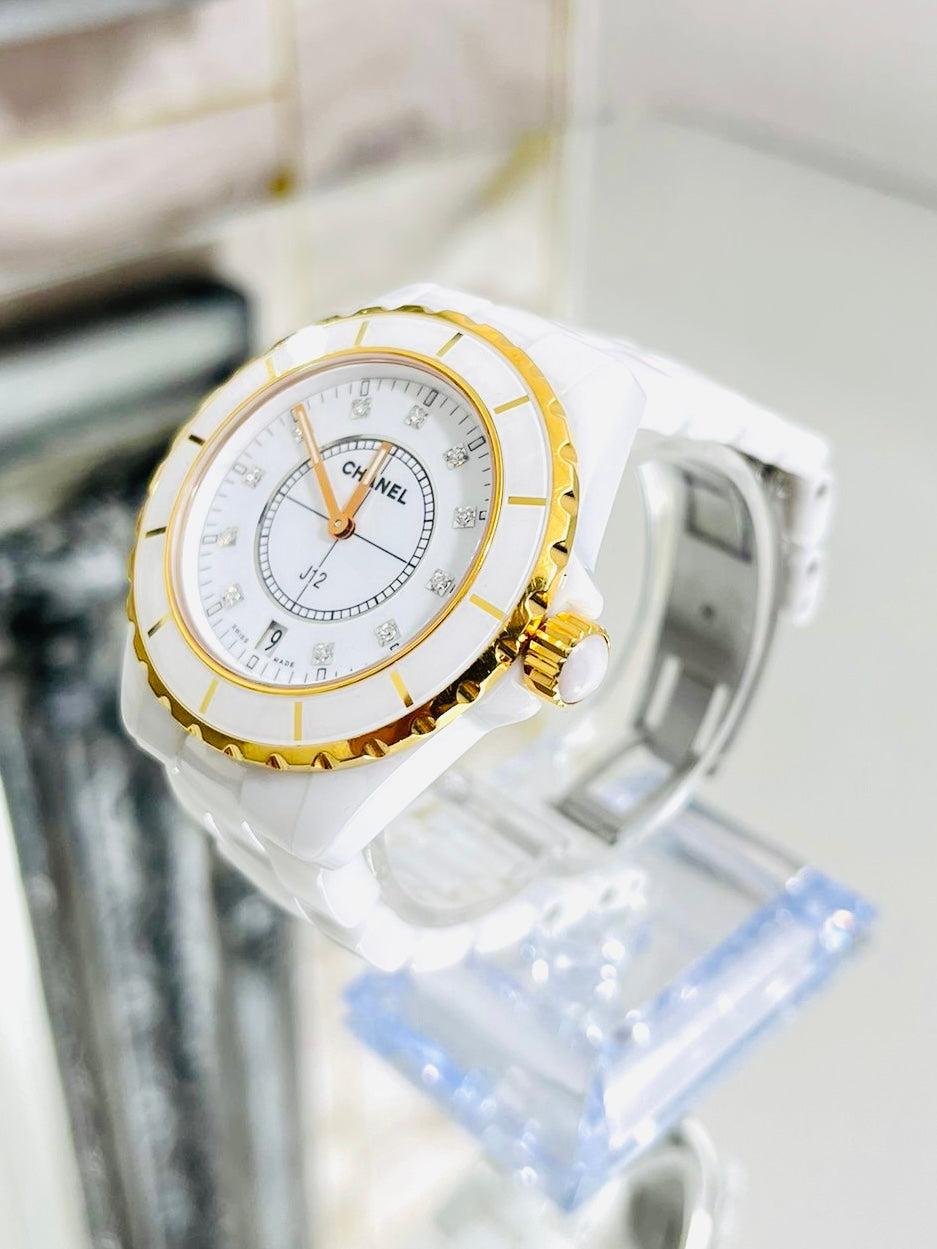 chanel j12 watch rose gold