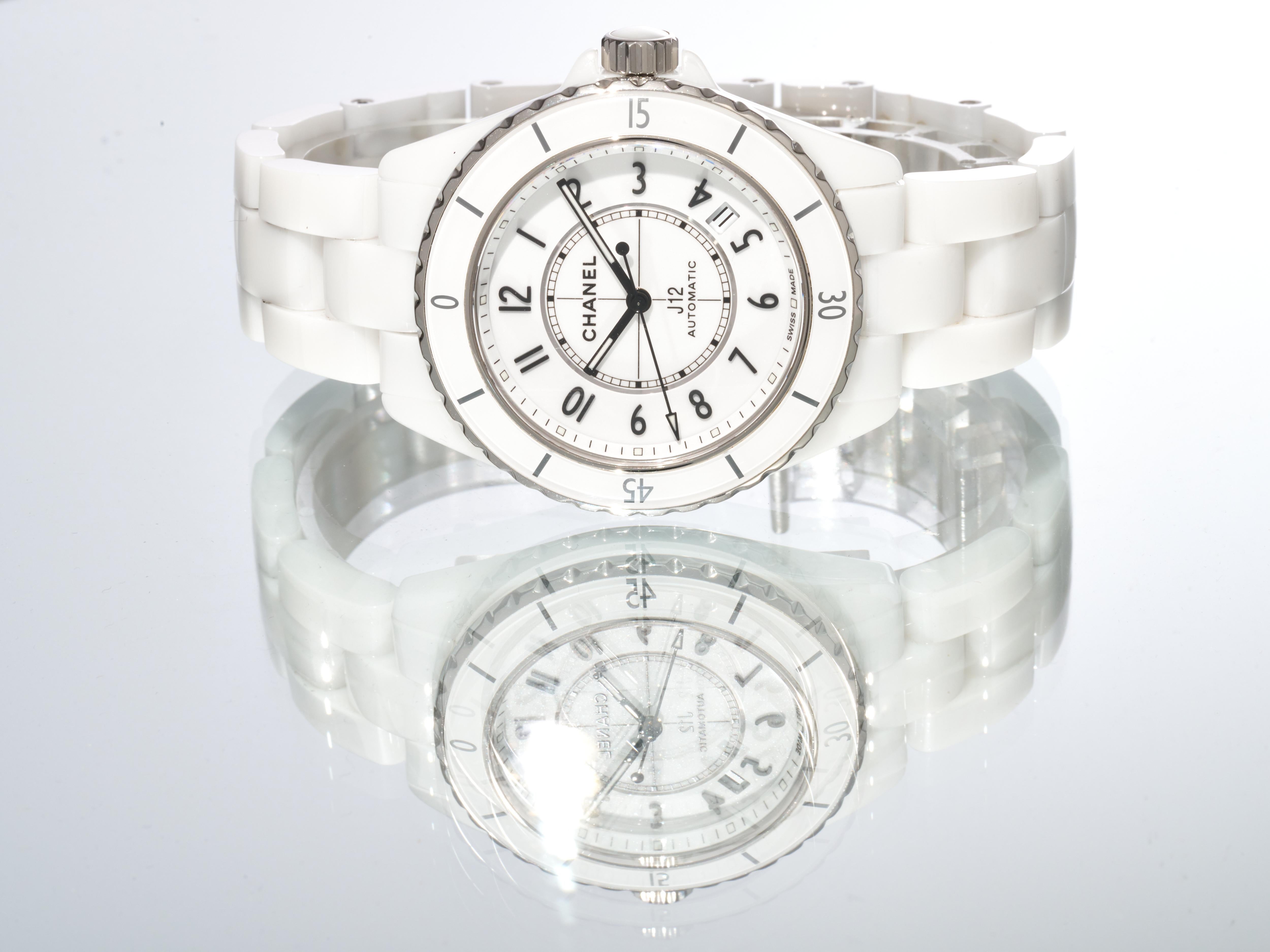 Chanel J12 White Ceramic 38mm H5700 Calibre 12.1 Automatic RRP £6900 For Sale 5