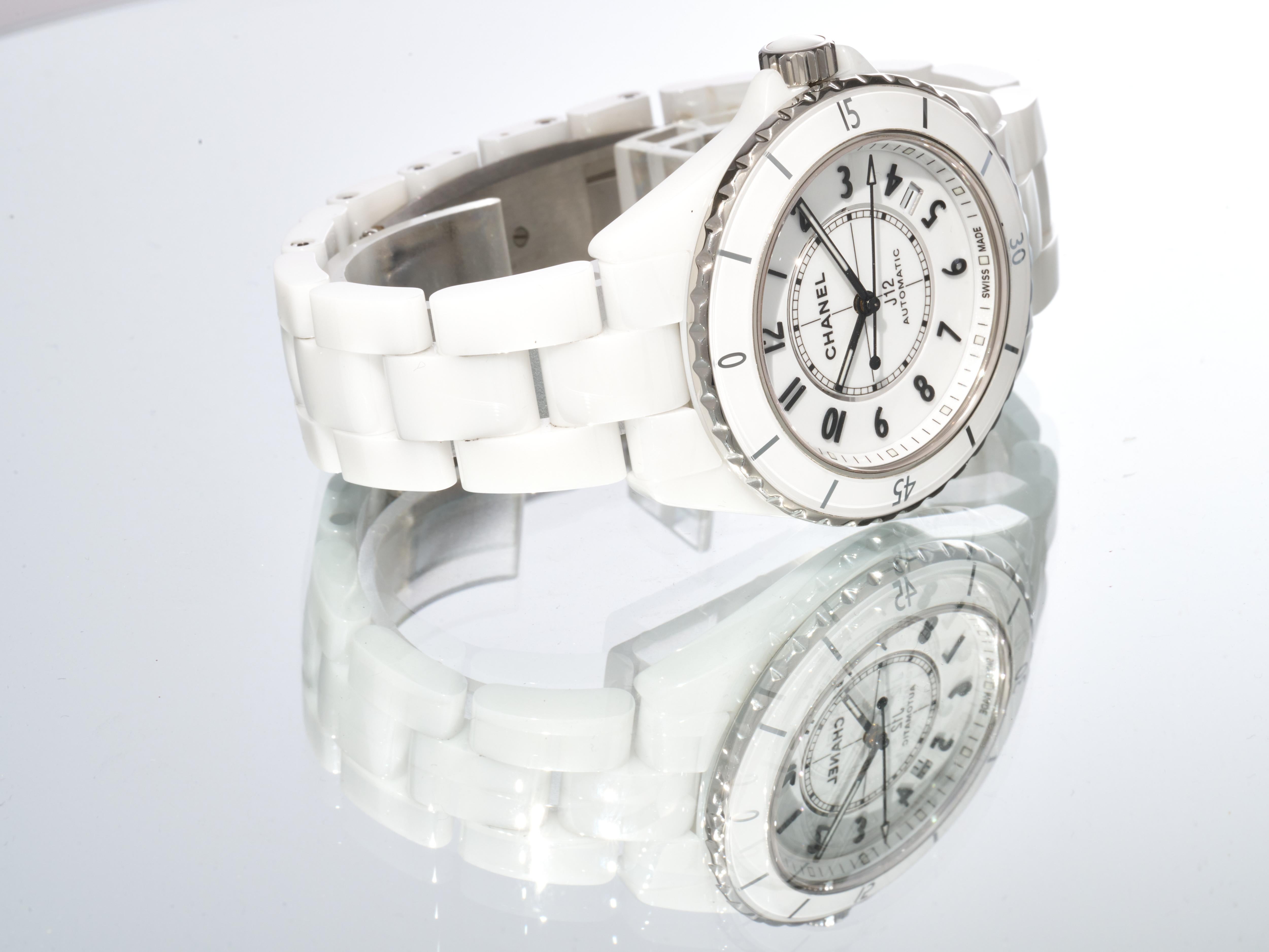 Chanel J12 White Ceramic 38mm H5700 Calibre 12.1 Automatic RRP £6900 For Sale 6