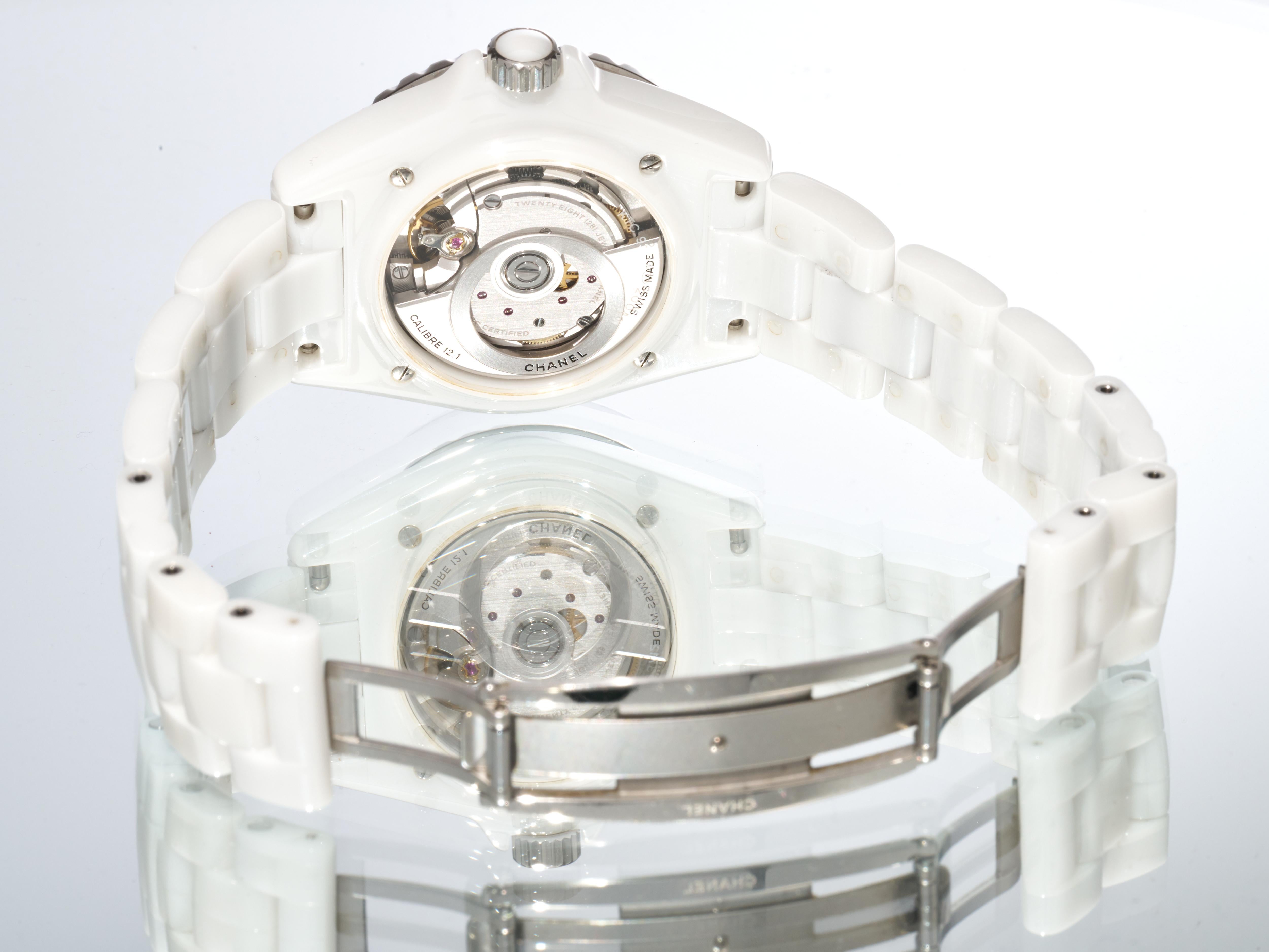 Chanel J12 White Ceramic 38mm H5700 Calibre 12.1 Automatic RRP £6900 For Sale 10