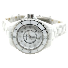 Chanel J12 Weiße 38mm Uhr mit Keramikgehäuse aus Keramik