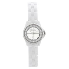 Chanel J12 White Ceramic Diamond Bezel Ladies XS Mini Watch H5237 Chanel J12 White Ceramic Diamond Bezel Ladies XS Mini Watch H5237