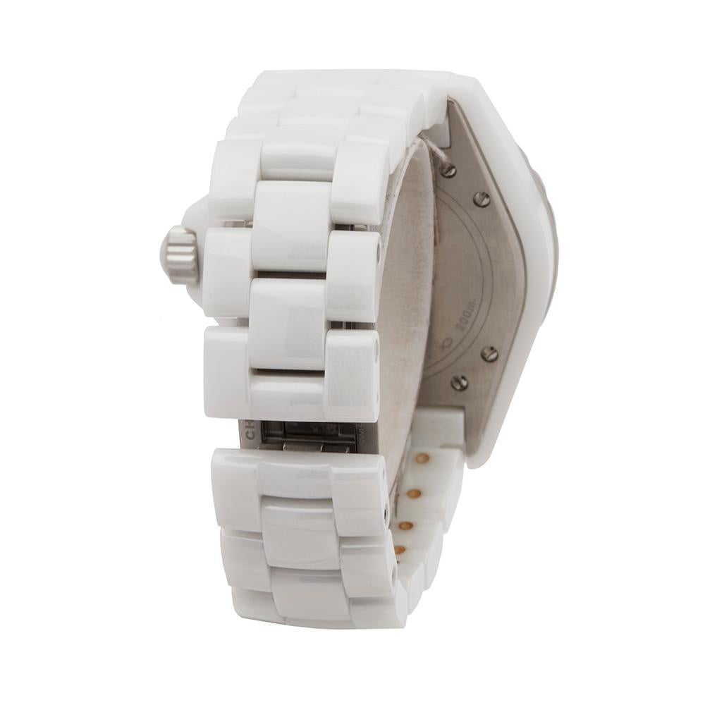 Women's or Men's Chanel J12 White Ceramic H0950