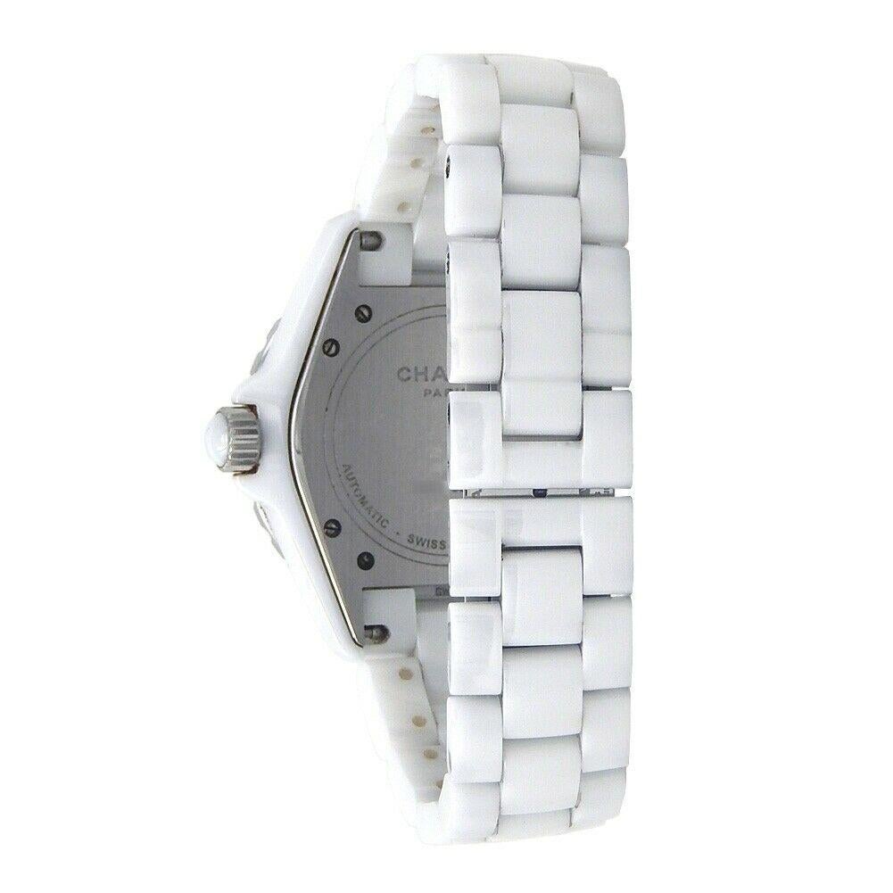 Chanel J12 White Ceramic Watch Automatic H1629 For Sale 1