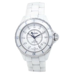 Chanel J12 White Ceramic Watch Automatic H1629