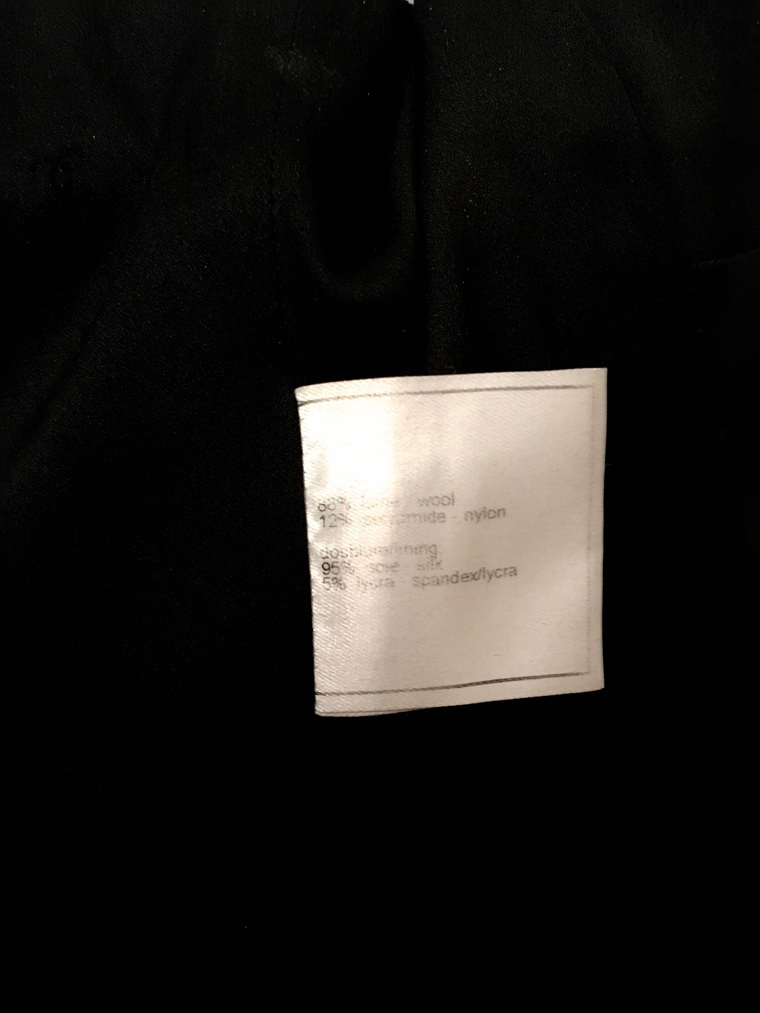 Chanel Black Boucle Jacket For Sale 5
