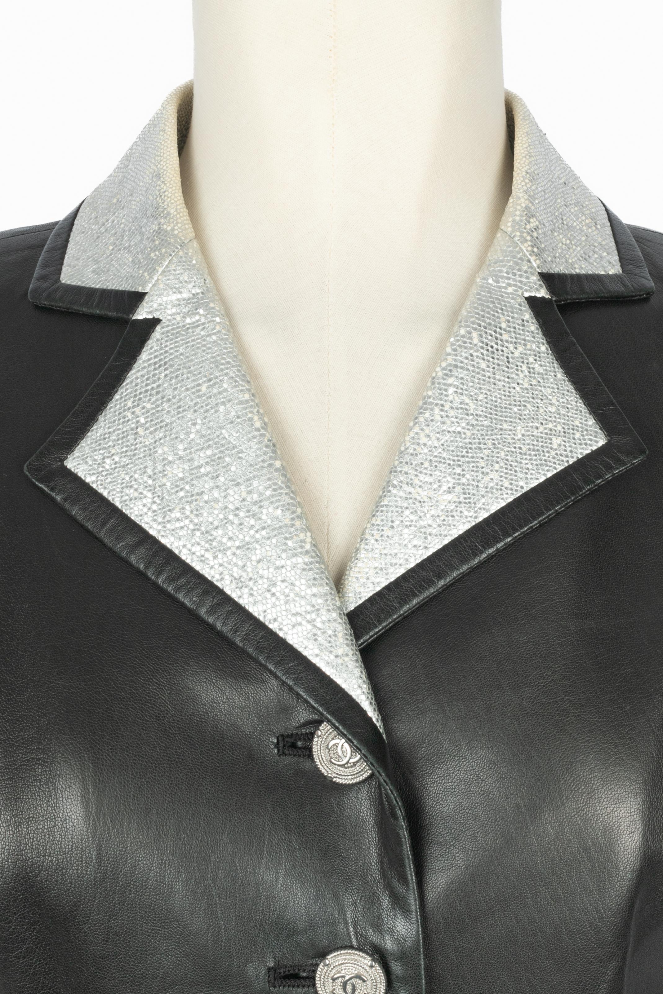 Grigio Giacca Chanel circa 2000-2005 in vendita