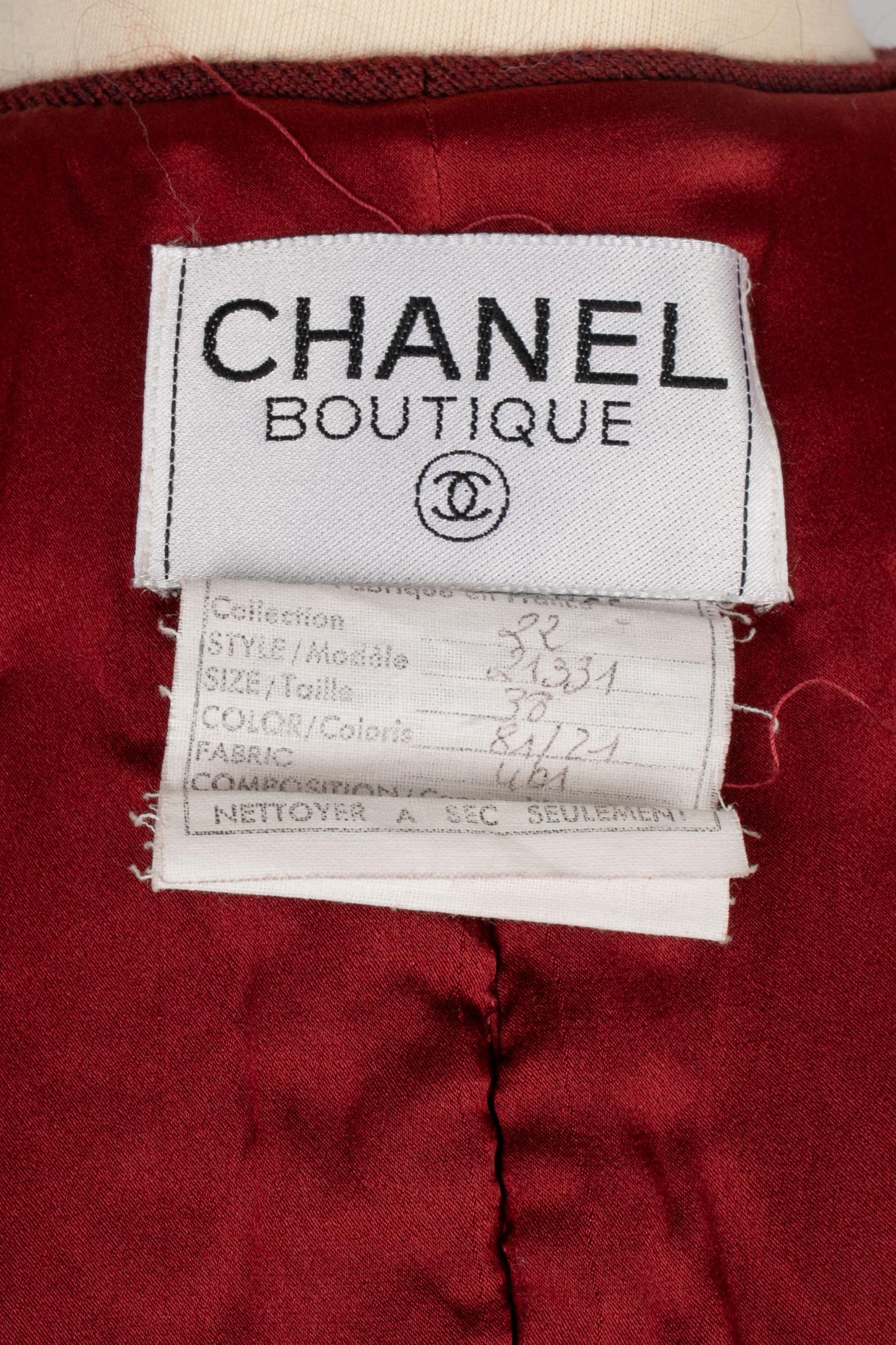 Chanel jacket Fall 1990 For Sale 7