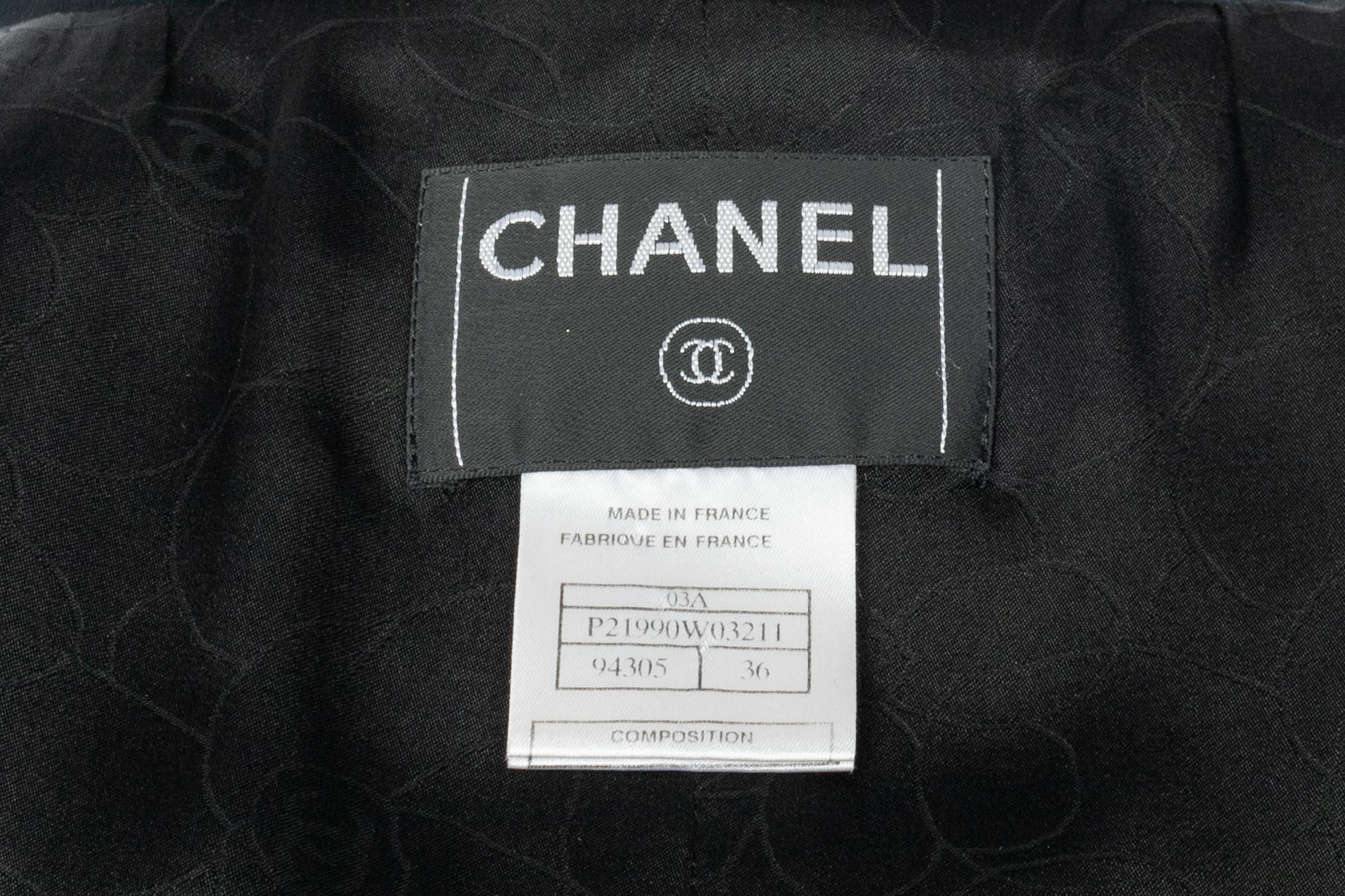 Chanel Jacke Herbst 2003 im Angebot 5