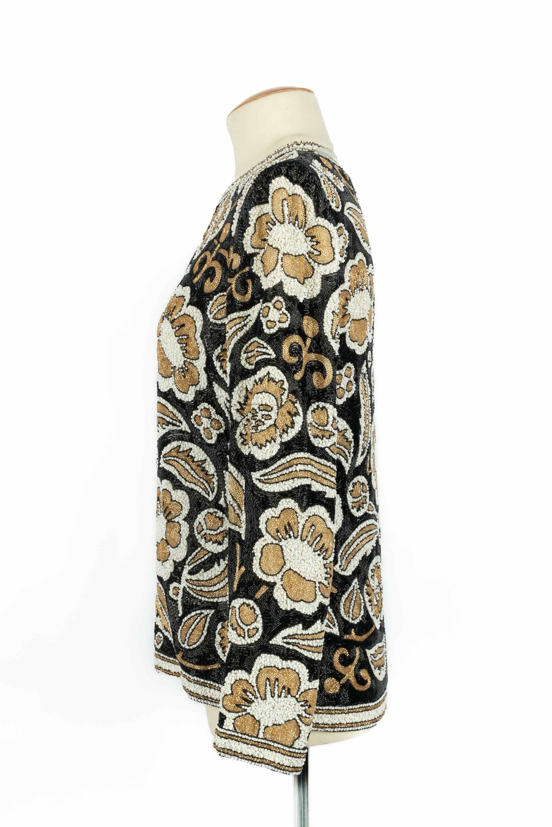 Beige Giacca Chanel Haute Couture 1975 in vendita