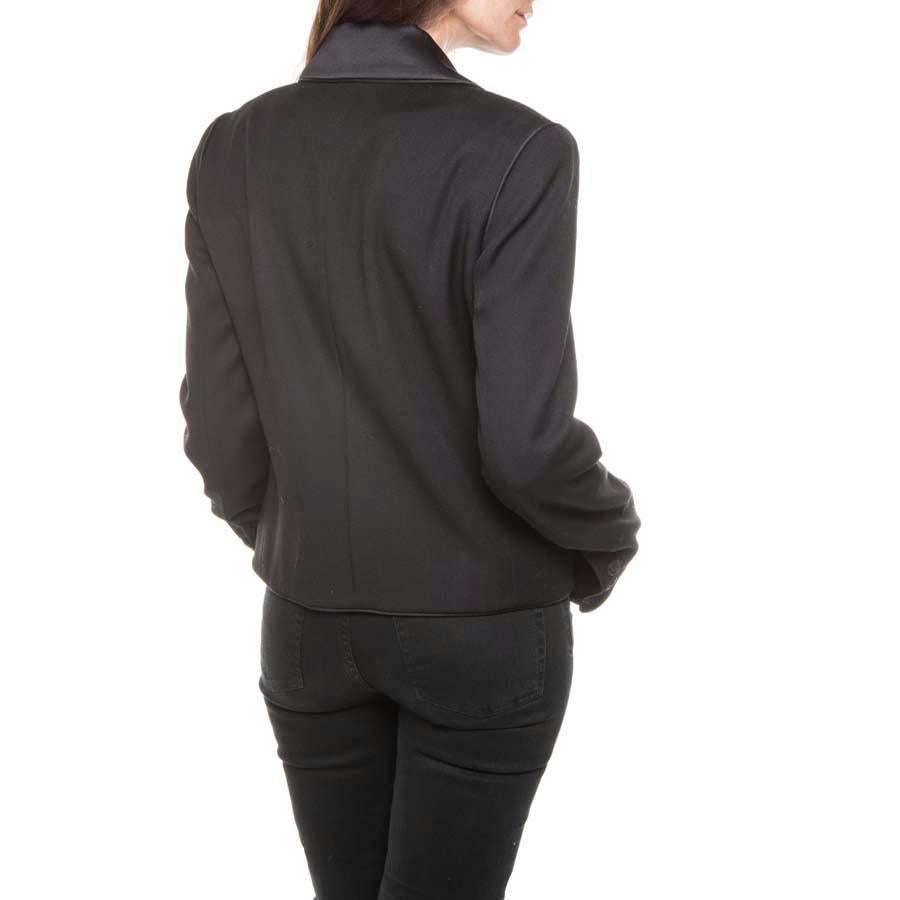CHANEL Jacket in Black Wool Size 40FR 1