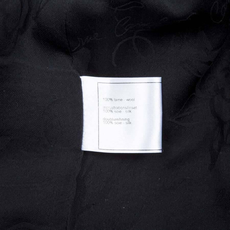 CHANEL Jacket in Black Wool Size 40FR 6